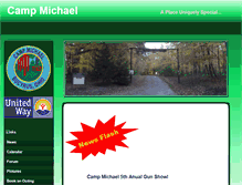 Tablet Screenshot of camp-michael.com